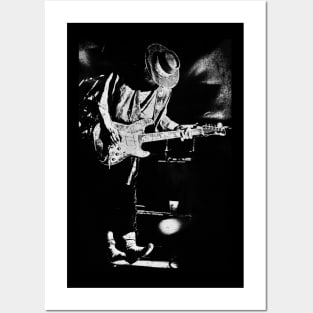 Retro stevie ray vaughan Posters and Art